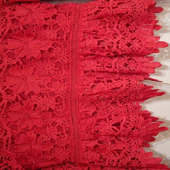 Boohoo red peplum top - Picture 4 of 6